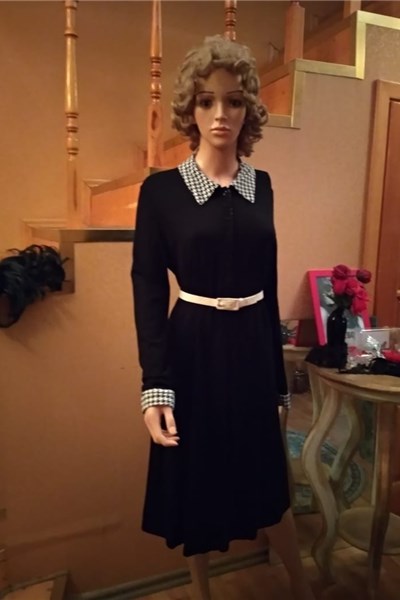 Ретро 40-50-х годов (платье черное)